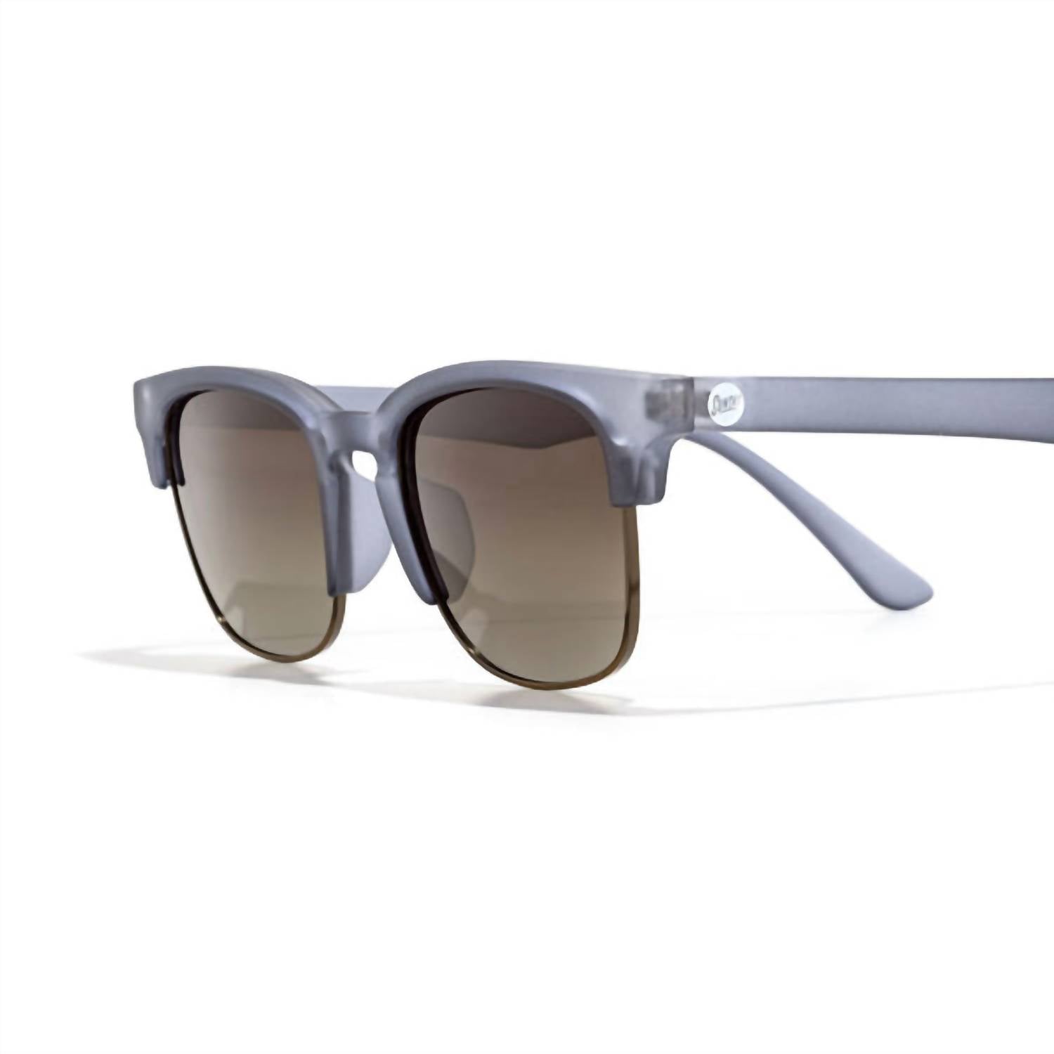 Sunski Women's Cambria Square Sunglasses in navy amber - women's accessory - alternate view