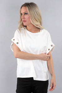 Michael Tyler - Short Rings On Sleeve Top
