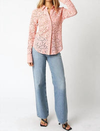 Olivaceous - Celine Lace Blouse