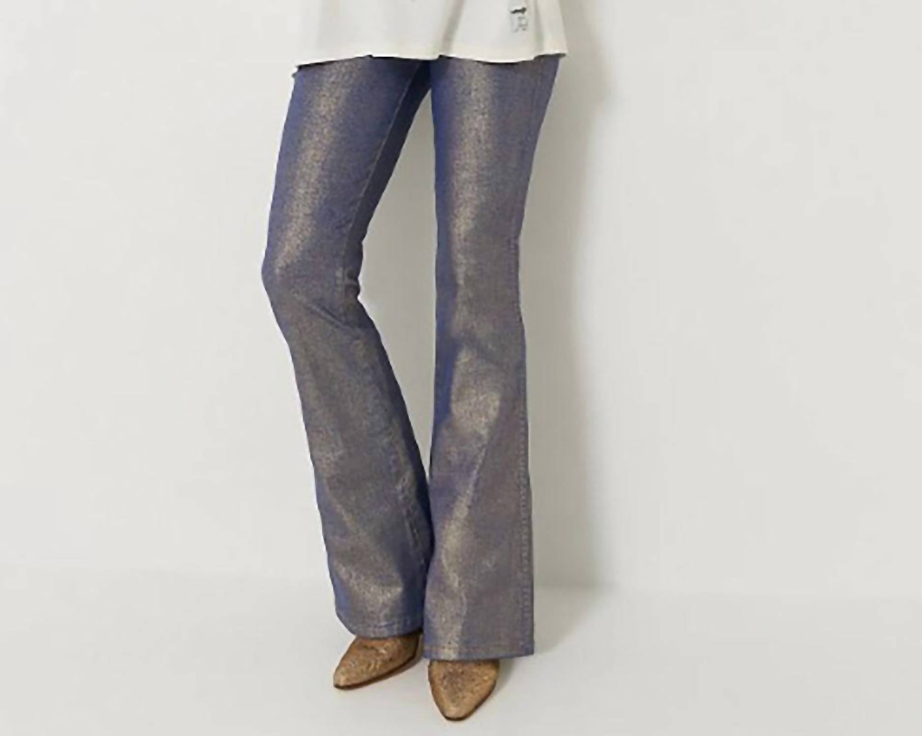 Wrangler - Women's Lainey Wilson Glitter High Rise Flare Jean