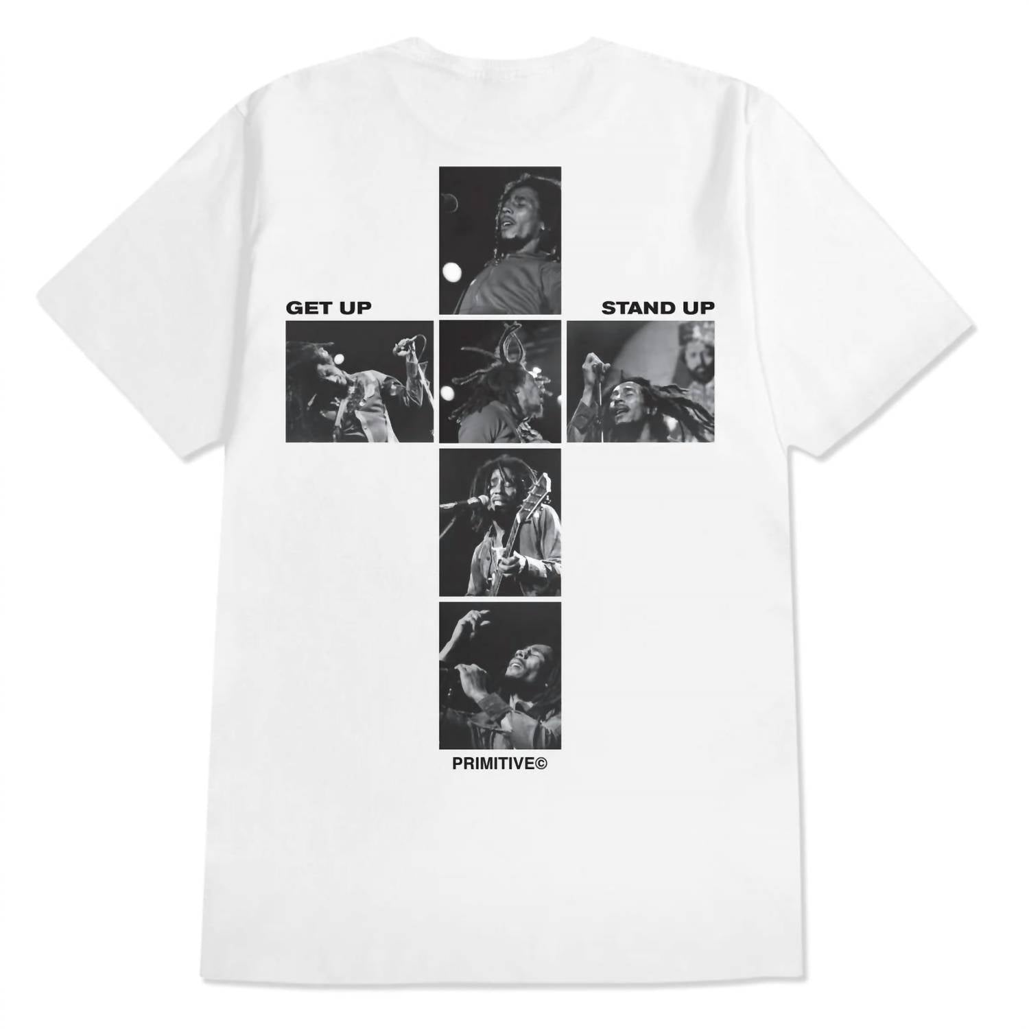 Primitive Men's King Short Sleeve T-shirt in white - men's t-shirt - alternate view