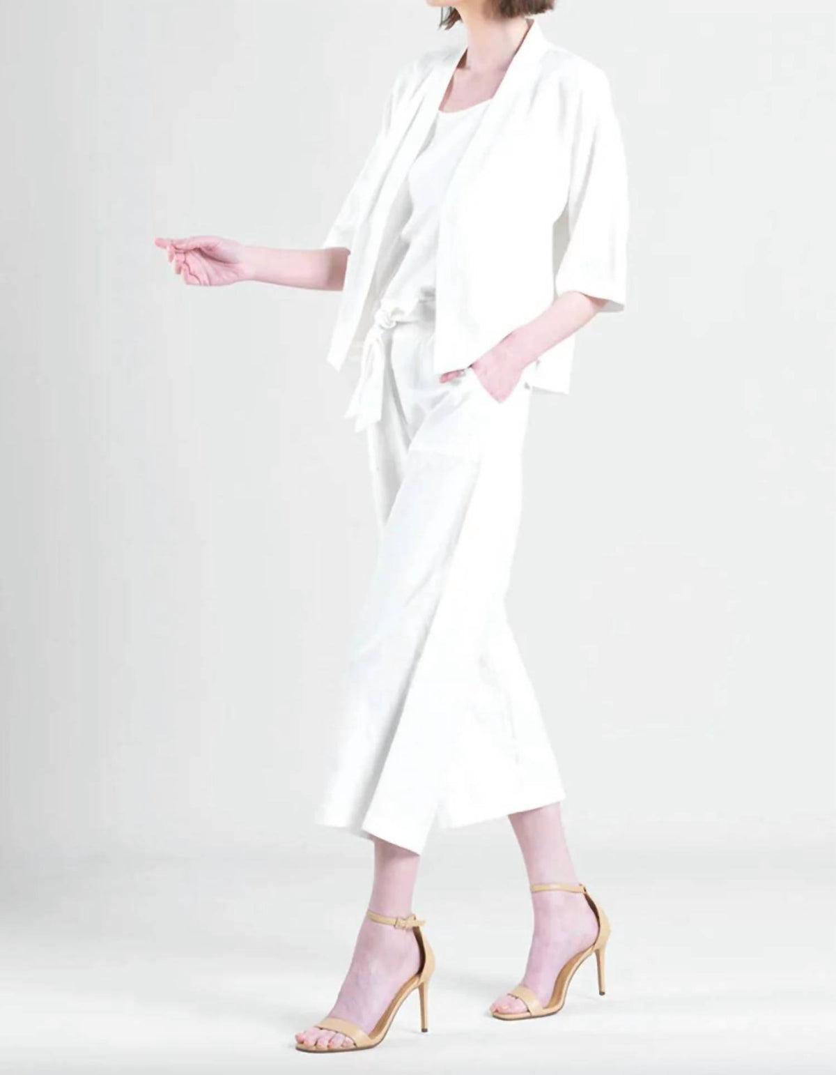 Clara Sunwoo - Hi-low Pocket Cardigan Jacket