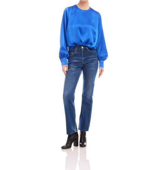 Fifteen Twenty - Blouson Satin Top
