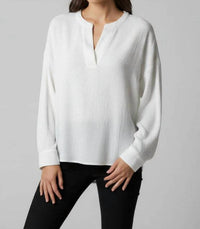 Fun 2 Fun - Ireland Textured Long Sleeve Top