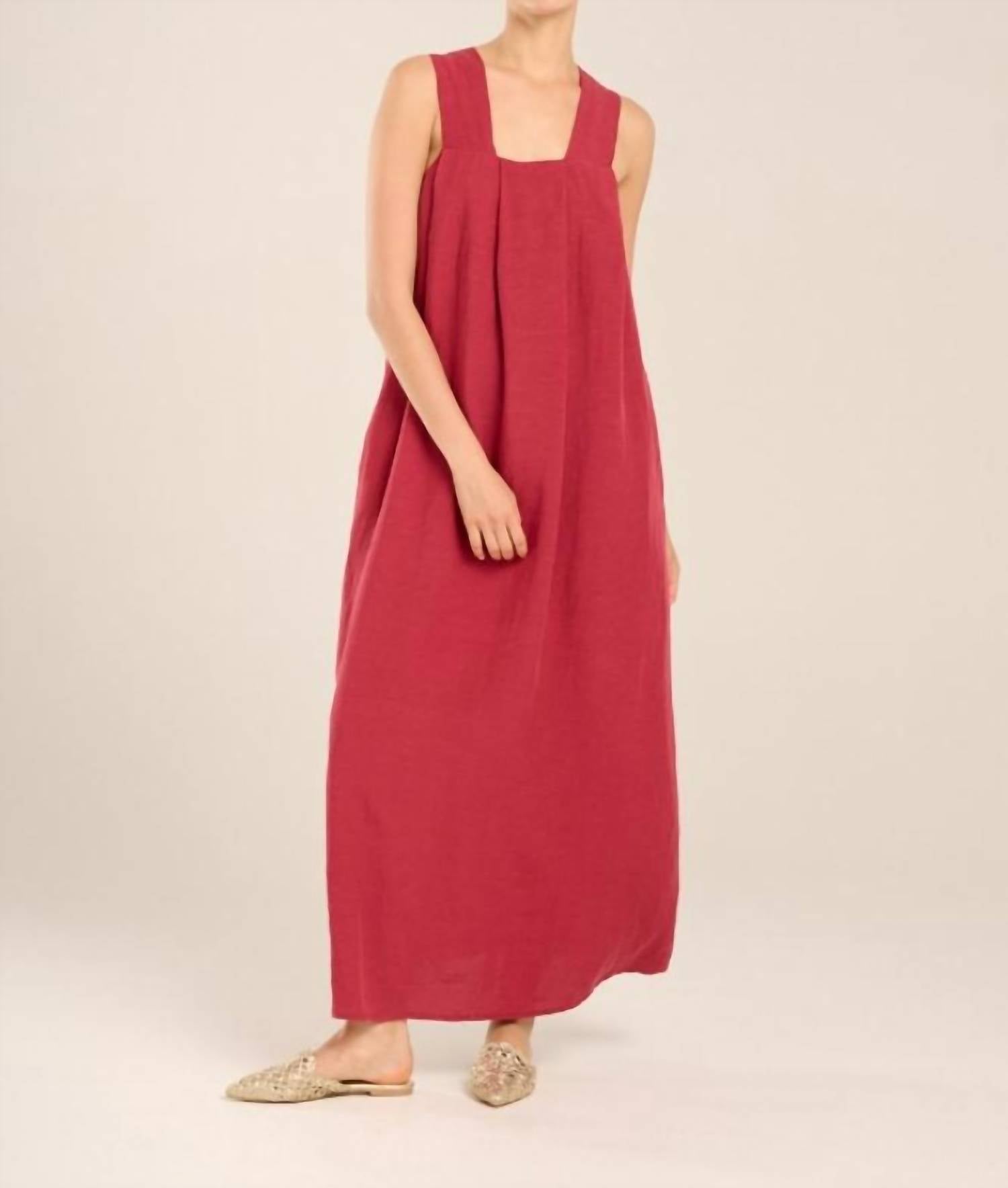 B.Yu - Square Neck Maxi Dress