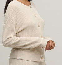 Barefoot Dreams - Textured Rib Cardigan