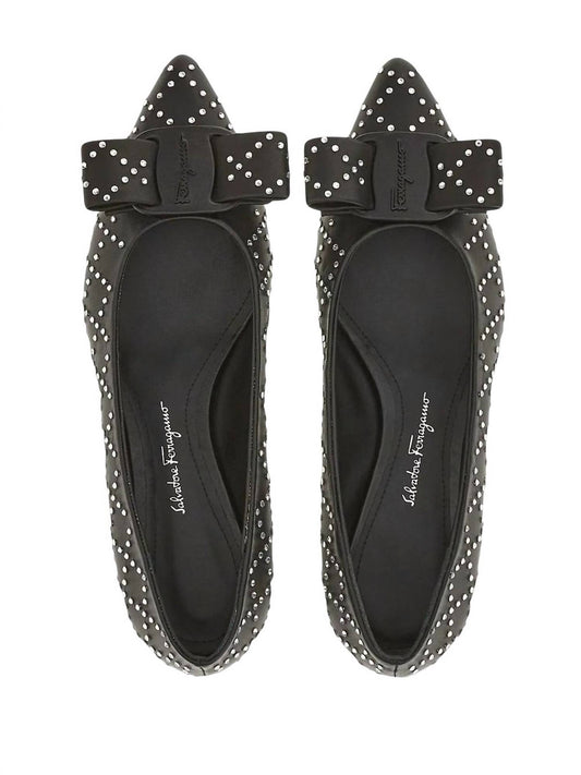 Salvatore Ferragamo - Women's Viva Rhinestone-embellished Flat Pumps