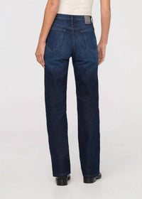 Duer - Tech Fleece Denim High Rise Straight Jeans