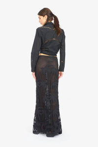 Le Superbe - Bohemian Palm Ex Boyfriend Shirt Top
