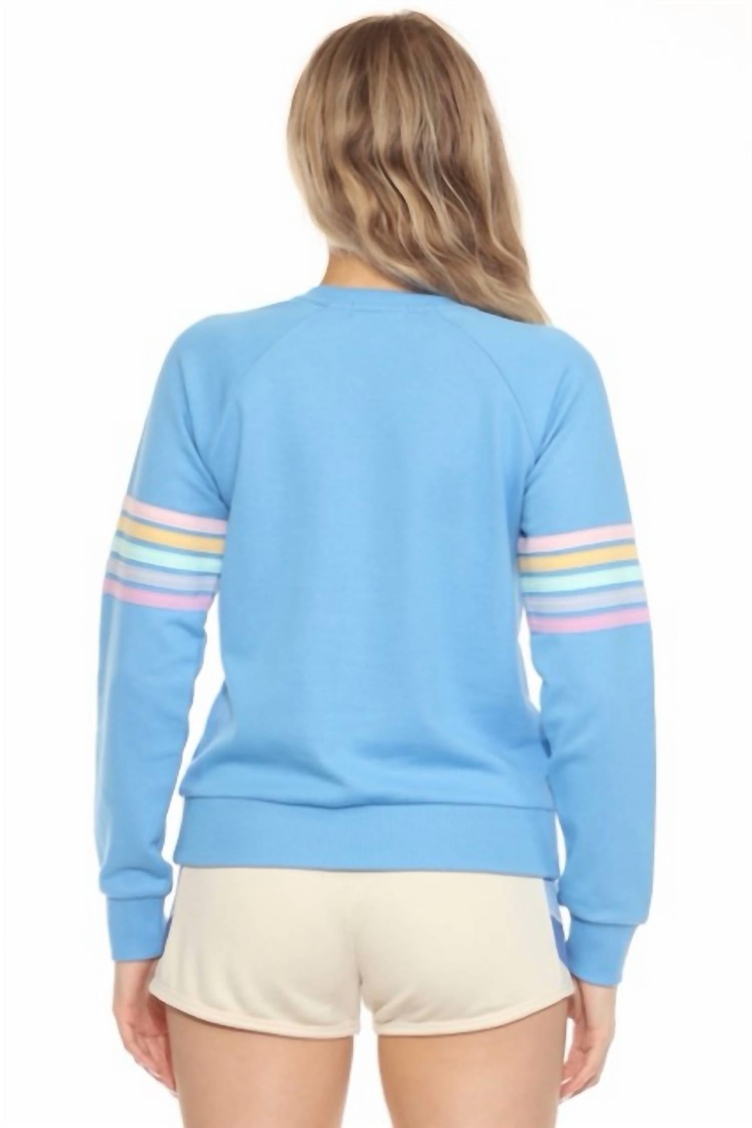 Pj Salvage - Rainbow Room Long Sleeve Lounge Top