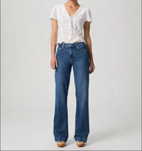 Paige Leenah 32" High-Rise Jeans in sound check - women's jeans