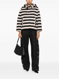 Psophia - Striped Hooded Jacket