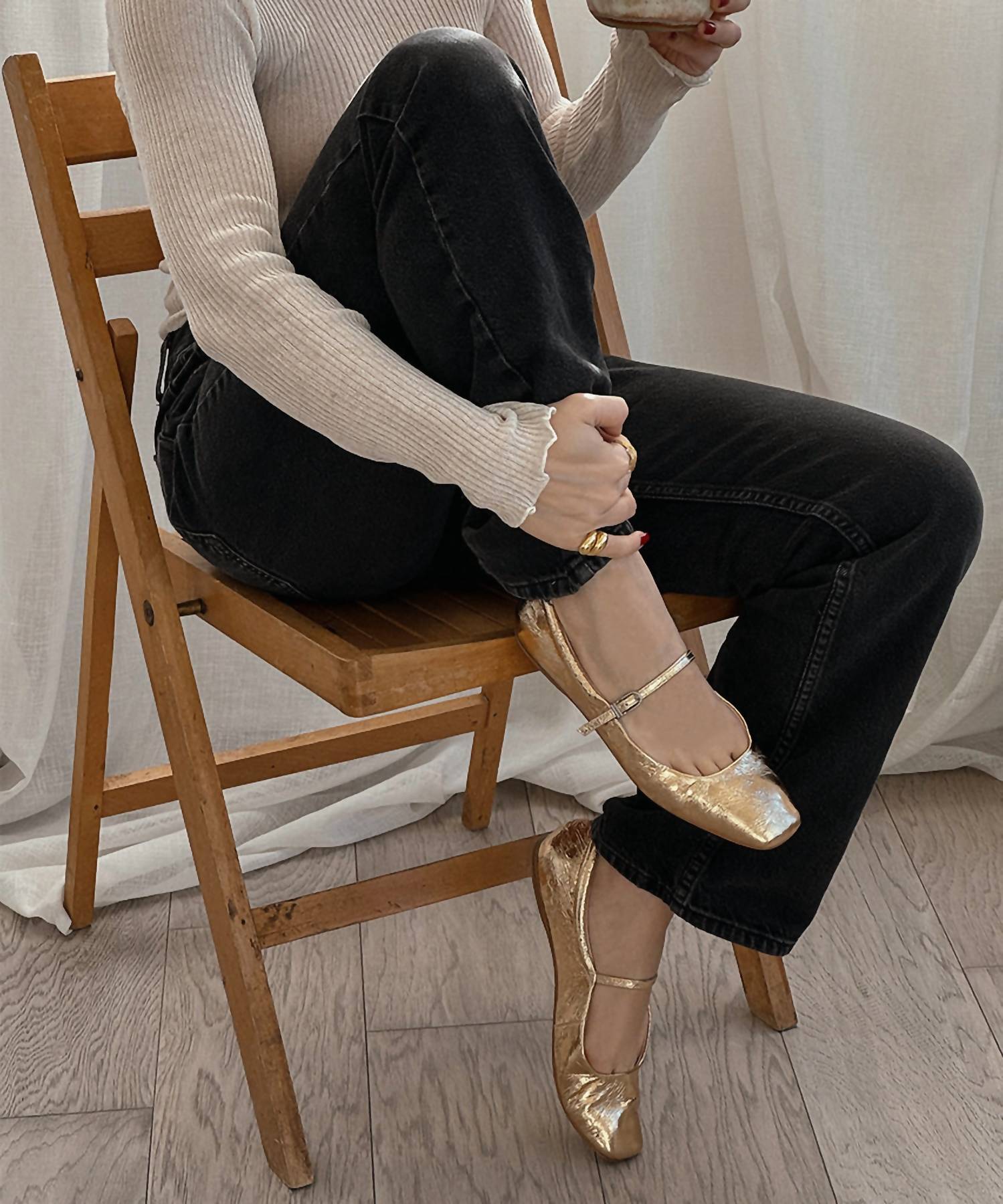 Dolce Vita - Women's Reyes Mary Jane Squared Toe Ballet Flats