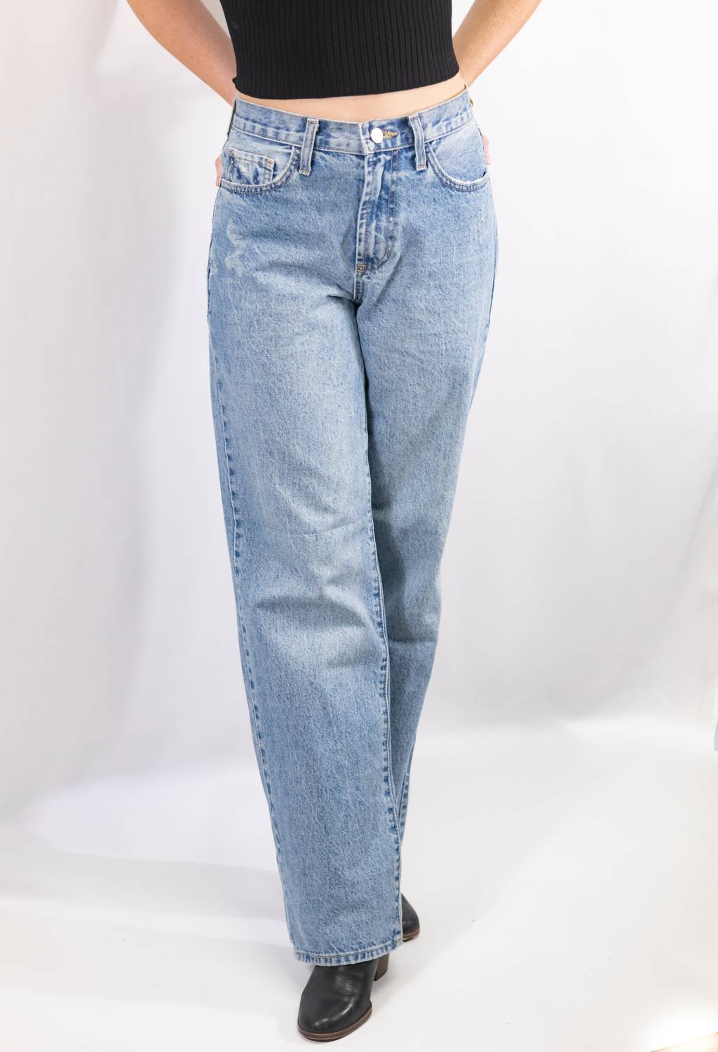 Just Black Denim - Katie Relaxed Straight Leg Jeans