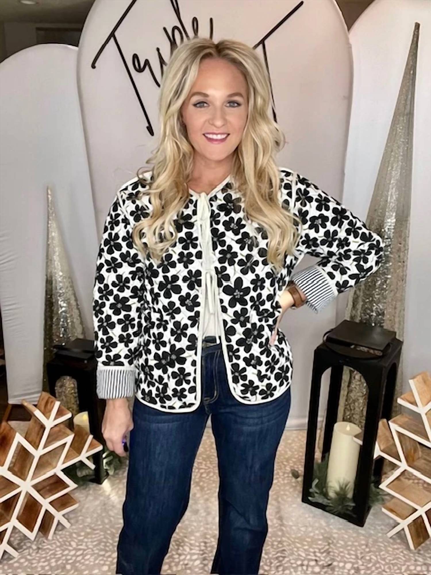 Bibi - Daisy Quilted Jacket