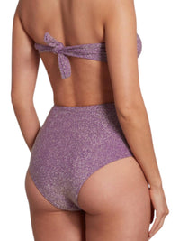 Sauipe - Claire High Waist Bikini Bottom Lurex