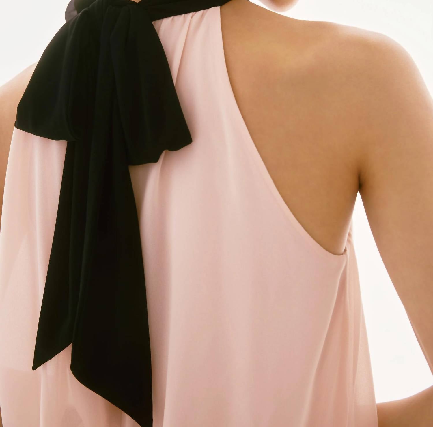 Joseph Ribkoff - Shyla Silky Knit And Chiffon Wide Leg Jumpsuit