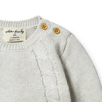 Wilson + Frenchy - Kid's Knit Mini Cable Sweater