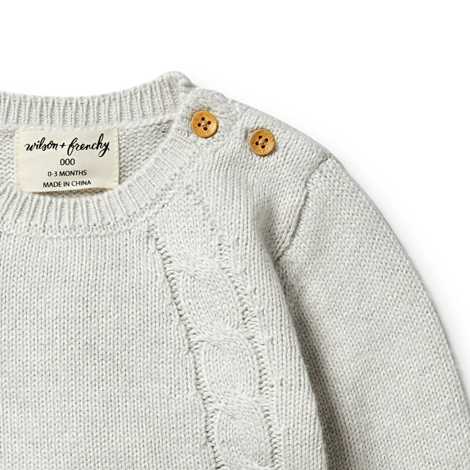 Wilson + Frenchy - Kid's Knit Mini Cable Sweater
