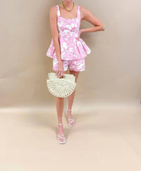 Tcec - Sand Sleeveless And Shorts Set