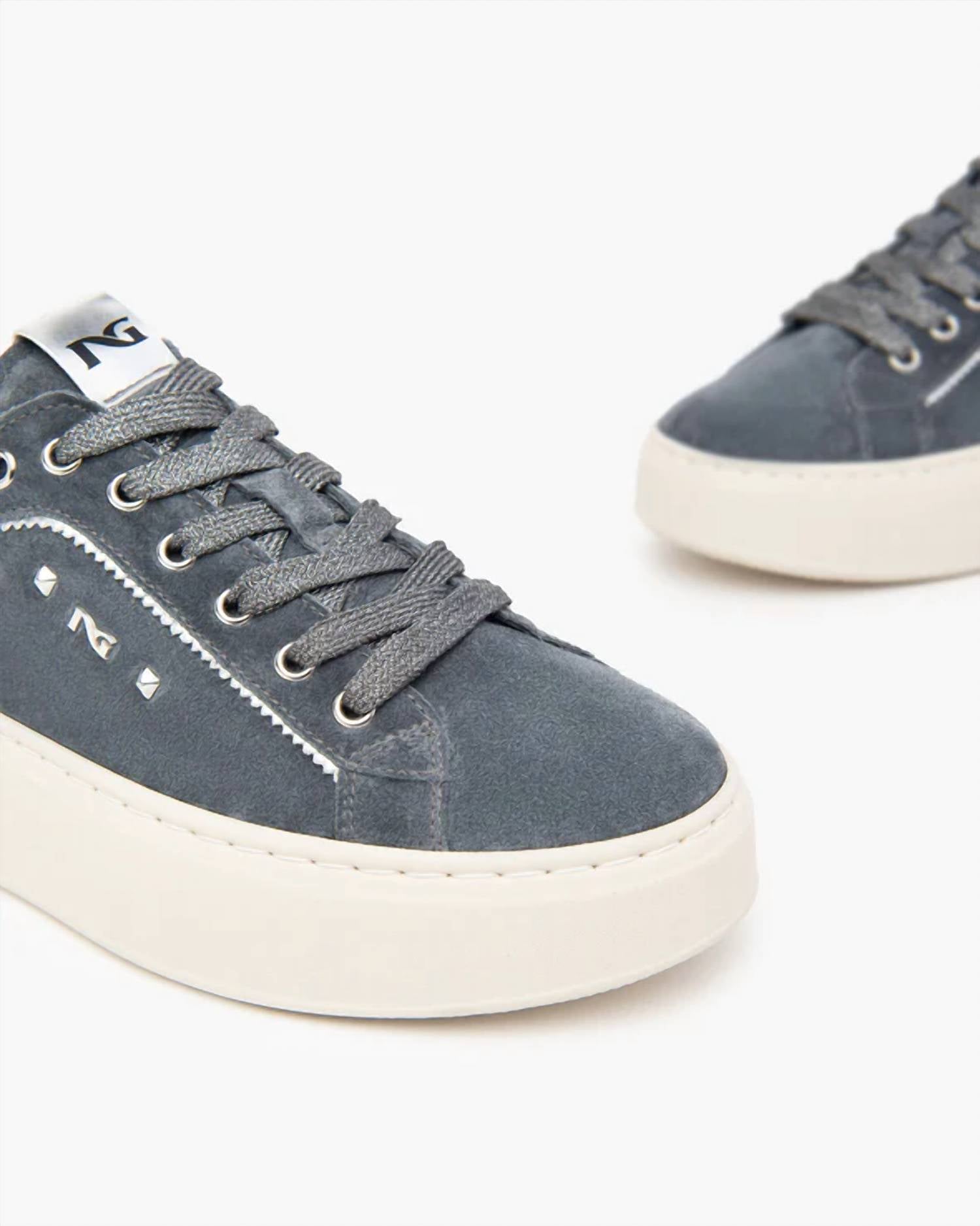 Nerogiardini - Women's Velour Sneakers