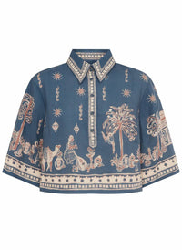 Alemais - Acacia Cropped Shirt