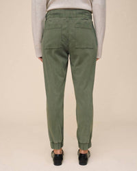 Bella Dahl Pocket Jogger Pants in fern - women's pants - alternate view