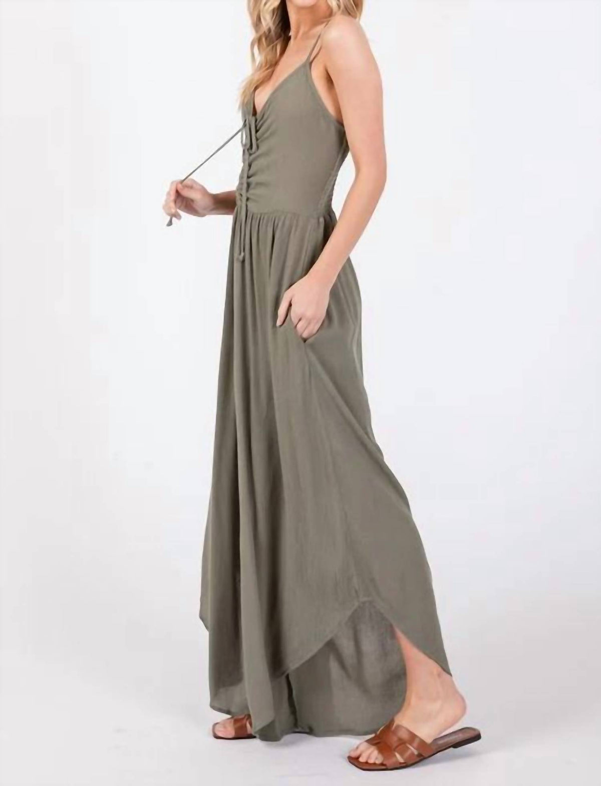 Final Touch - Charolette Ruched Detail Jumpsuit