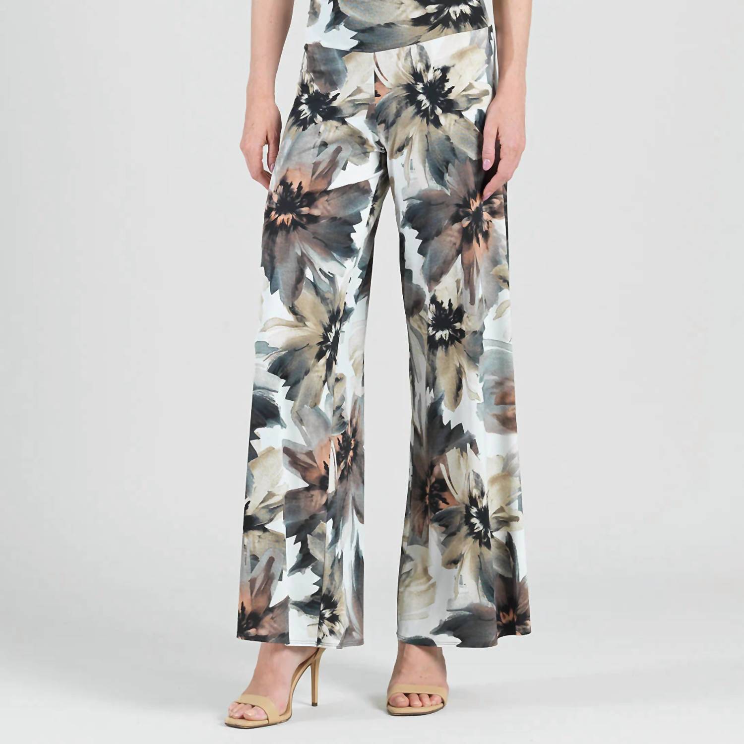 Clara Sun Woo - Gauze Knit Palazzo Wide Leg Pant
