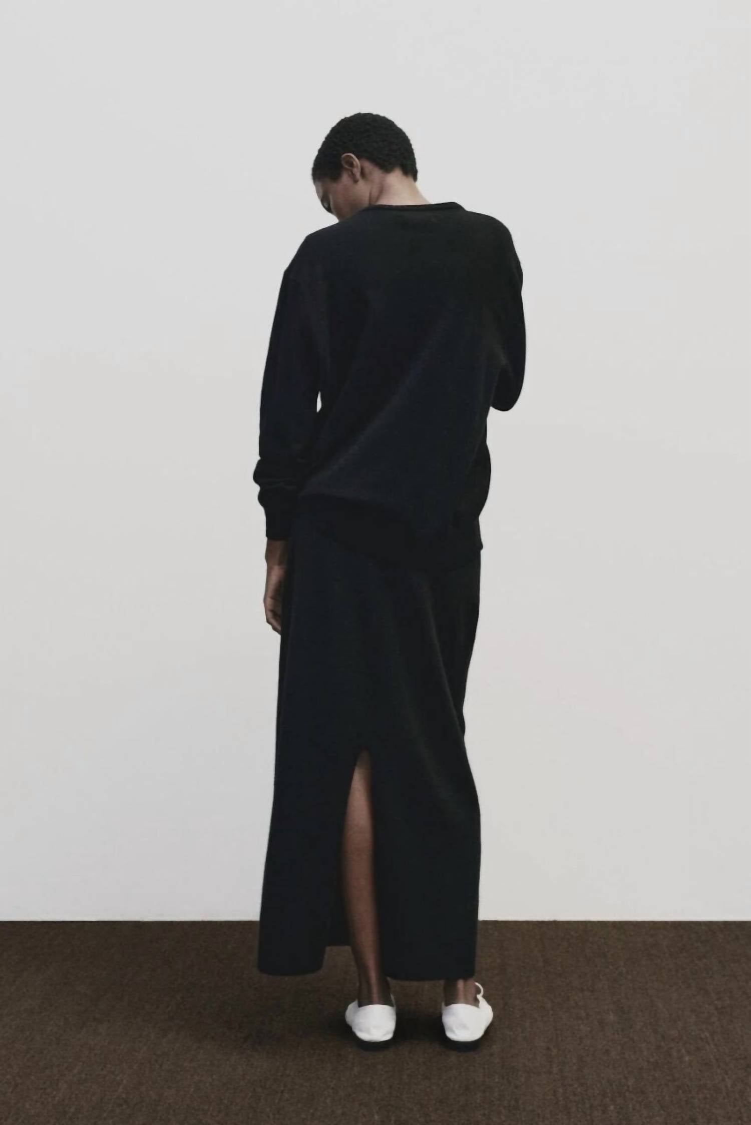 Mijeong Park - Cashmere Blend Knit Midi Skirt