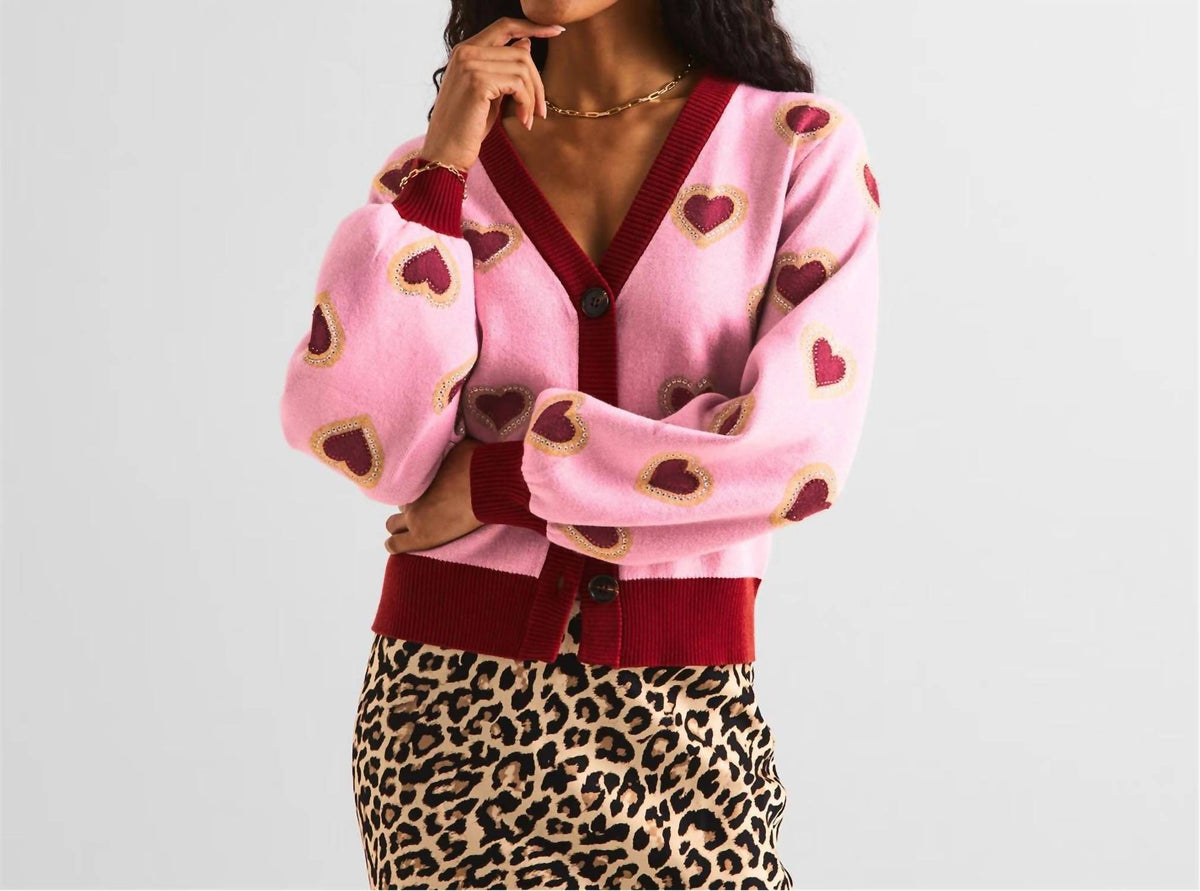 Never Fully Dressed - Hearts Cardigan