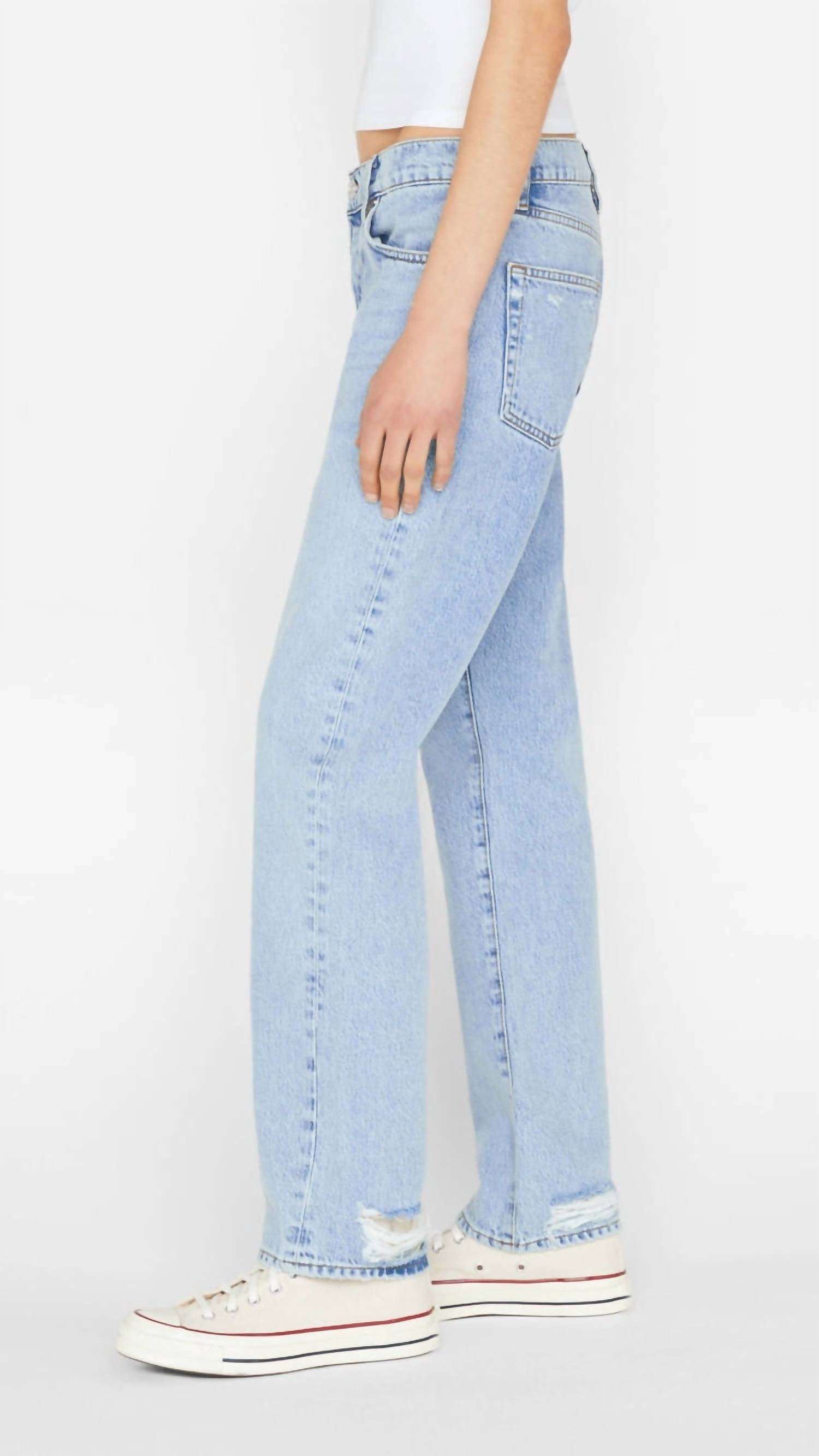 Frame - Denim Le Slouch Low Rise Straight Jeans