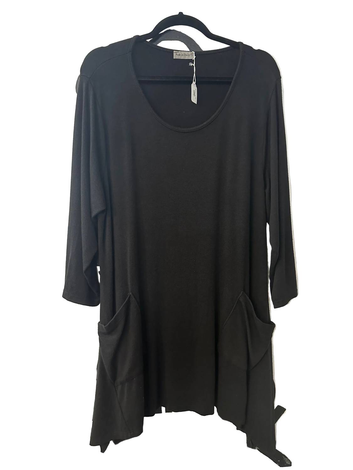 Made in Italy Women's Sweater Dress in italy women s sweater dress in black - women's dress