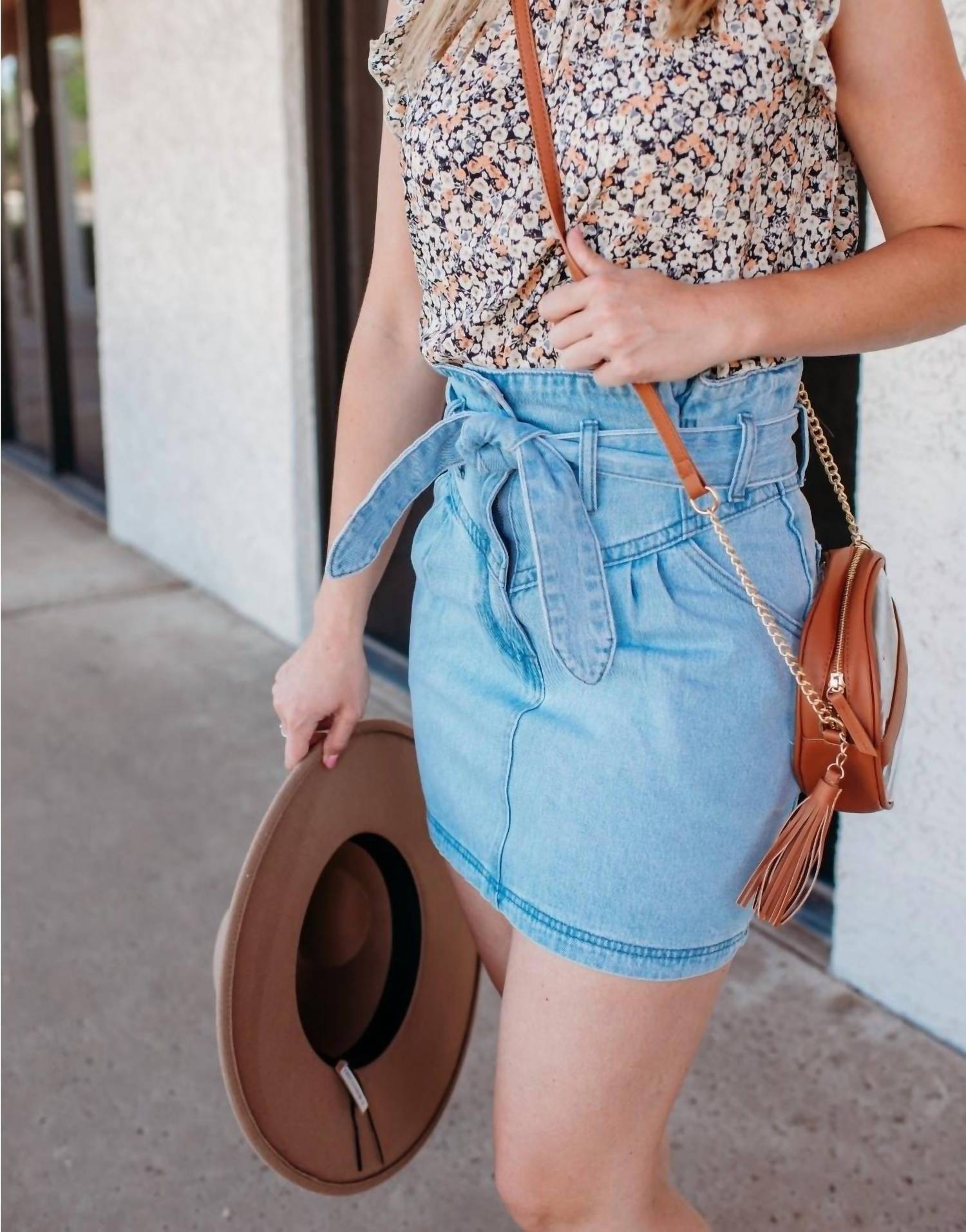 Gilli - Tie Belt Skirt