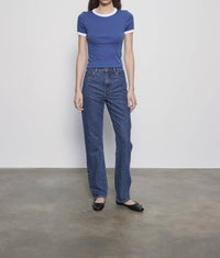 Enza Costa - COTTON CLASSIC RINGER TEE