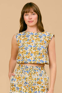 Olivia By Livro - Bubble Floral Top
