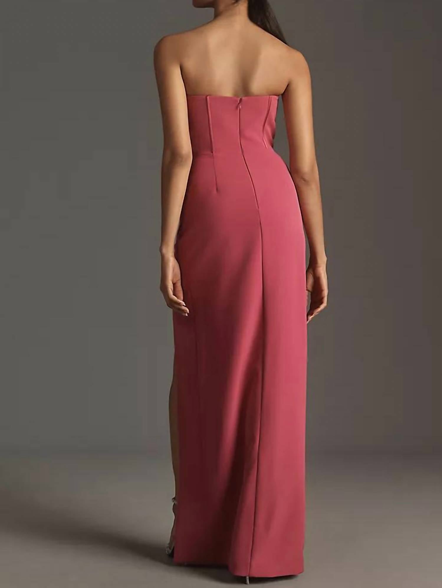 Ml Monique Lhuillier - Women's Stella Strapless Long Dress