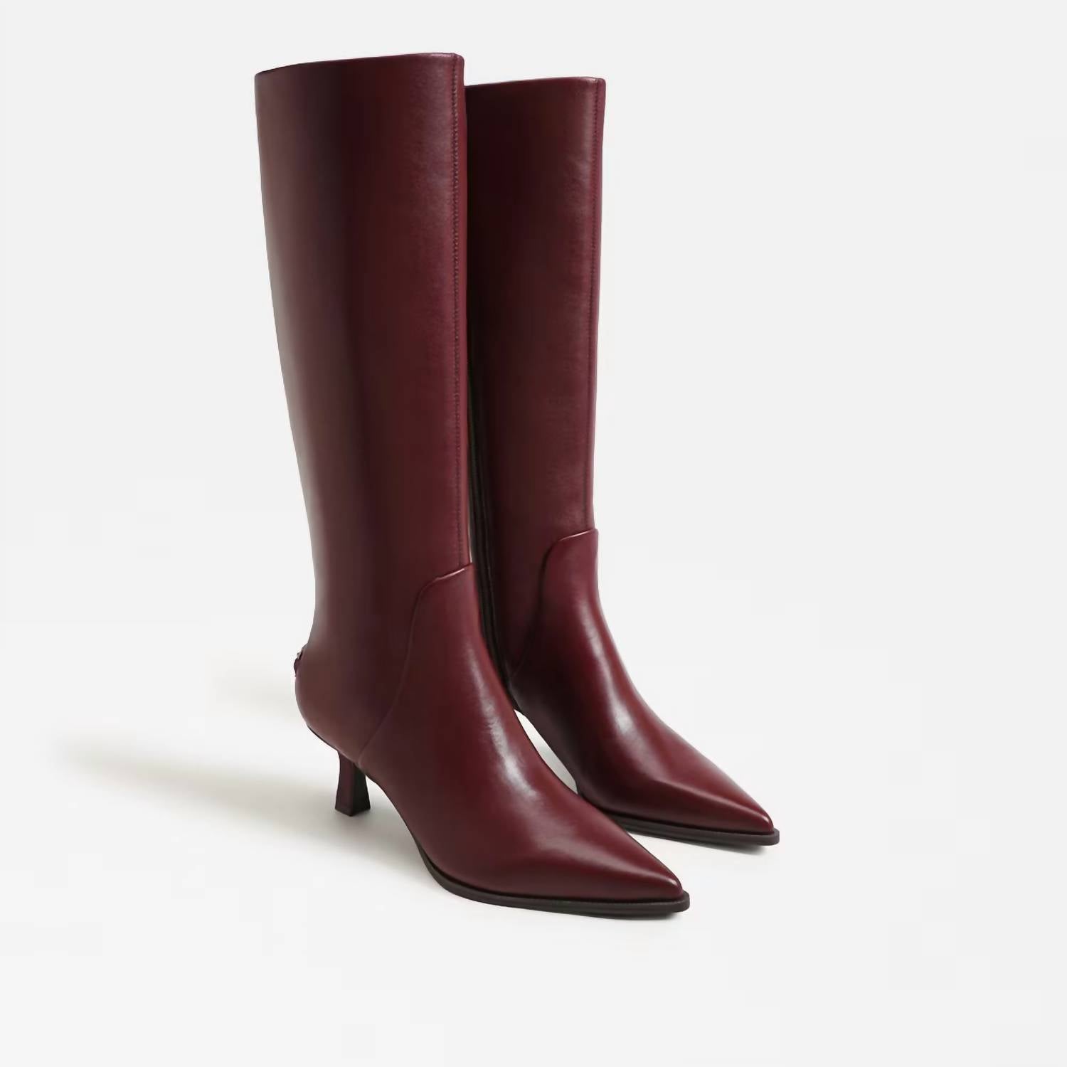 Circus by Sam Edelman Women's Yulia Knee High Boots in chianti leather - women's shoe