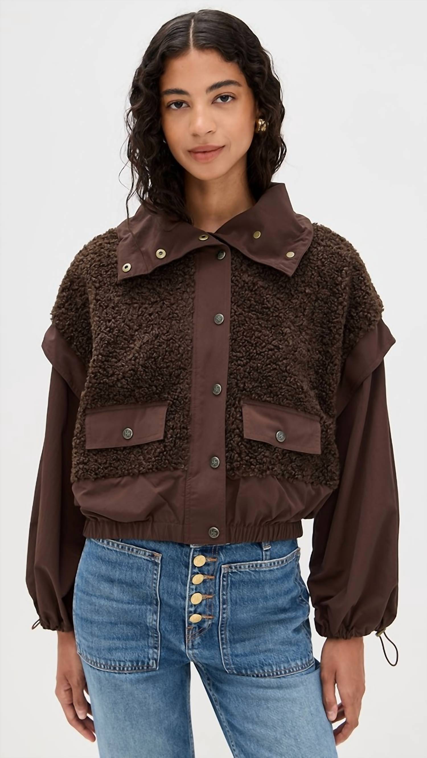 Ulla Johnson - Women's Aidan Teddy Fleece Jacket