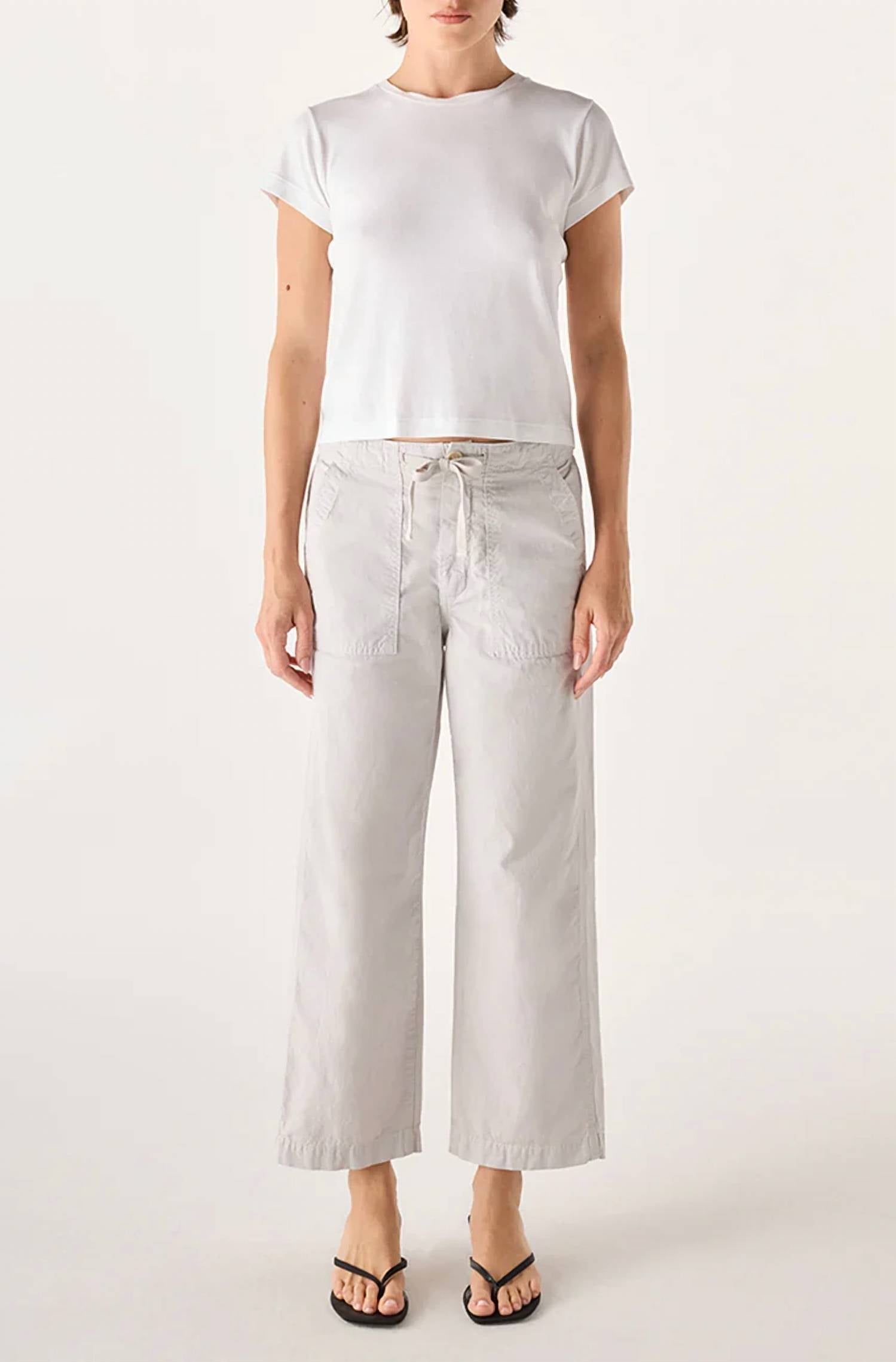 Amo Denim - Easy Drawstring Slouch Crop Pants