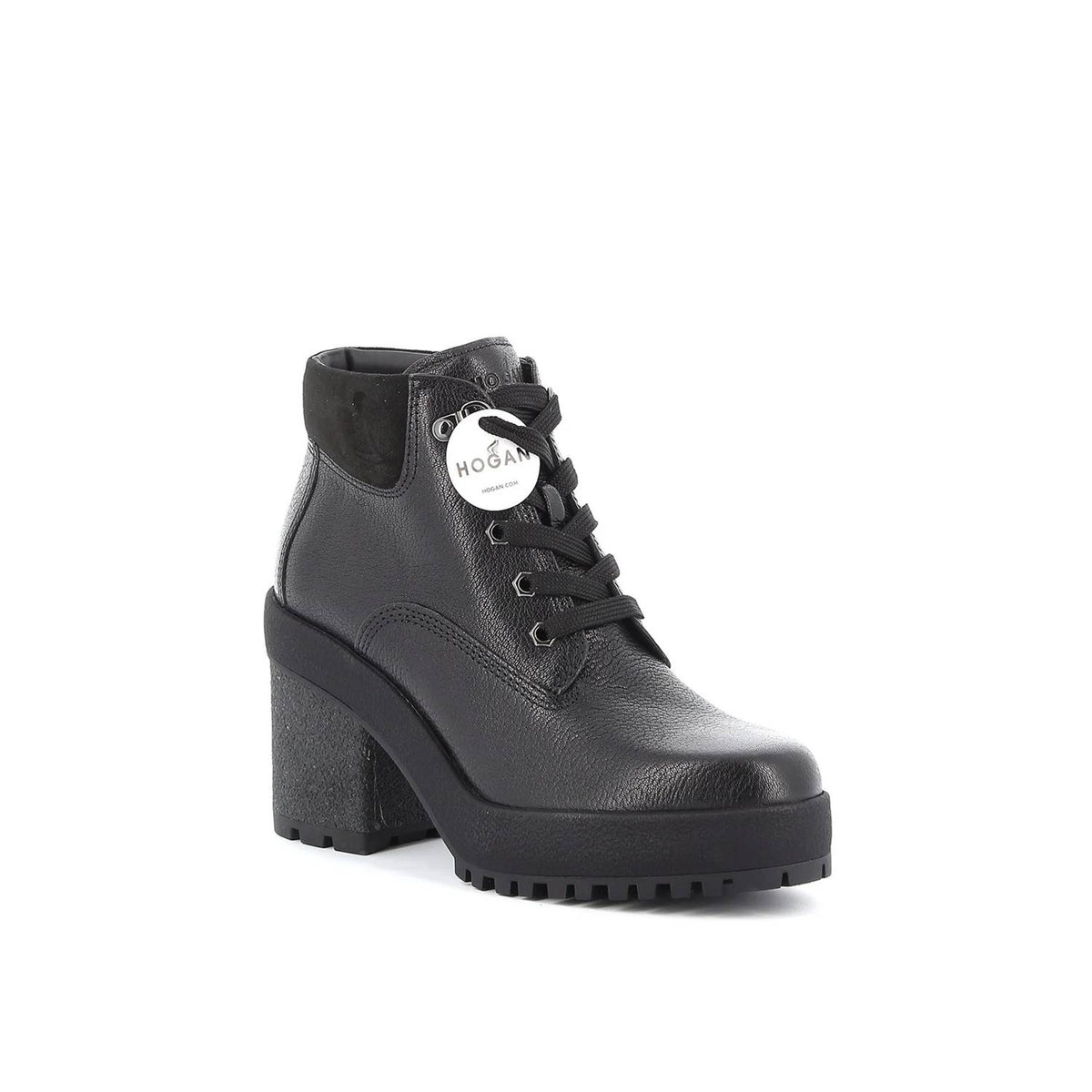 Hogan - Women's Grained Leather Ankle Boots