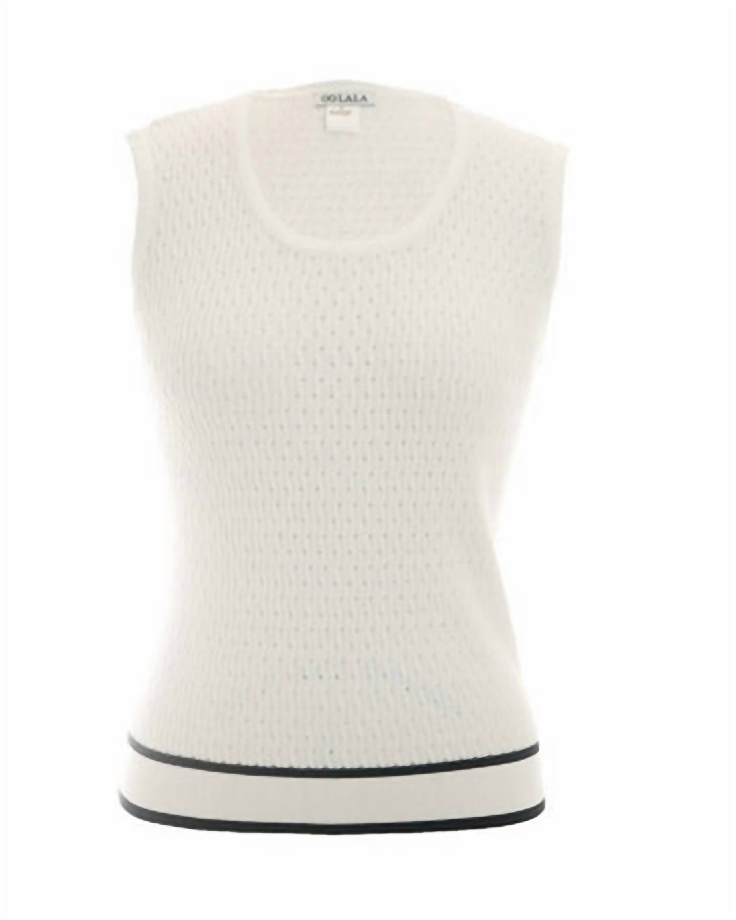 Oolala - Sleeveless Sweater