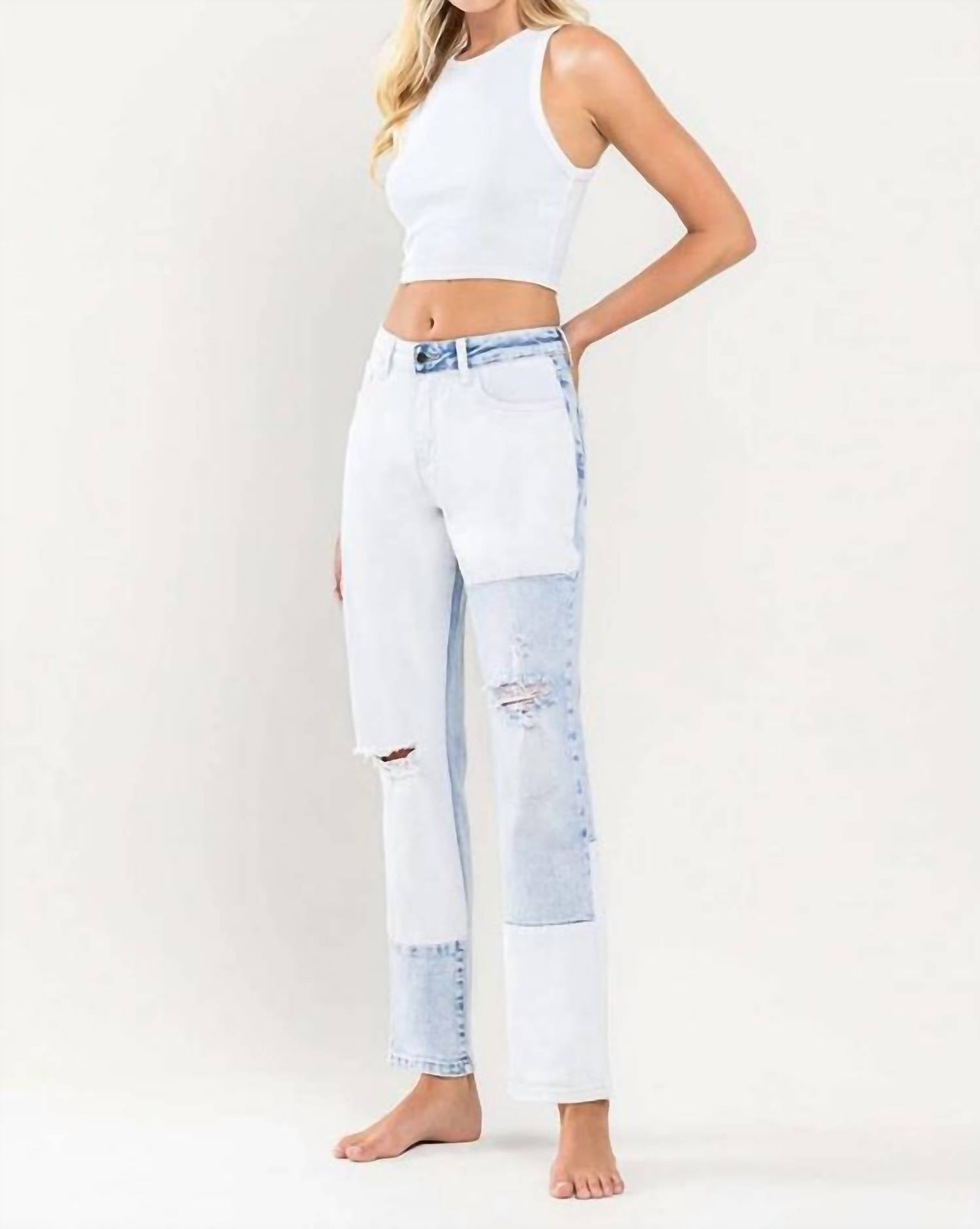 Flying Monkey - Boyfriend Color Block Straight