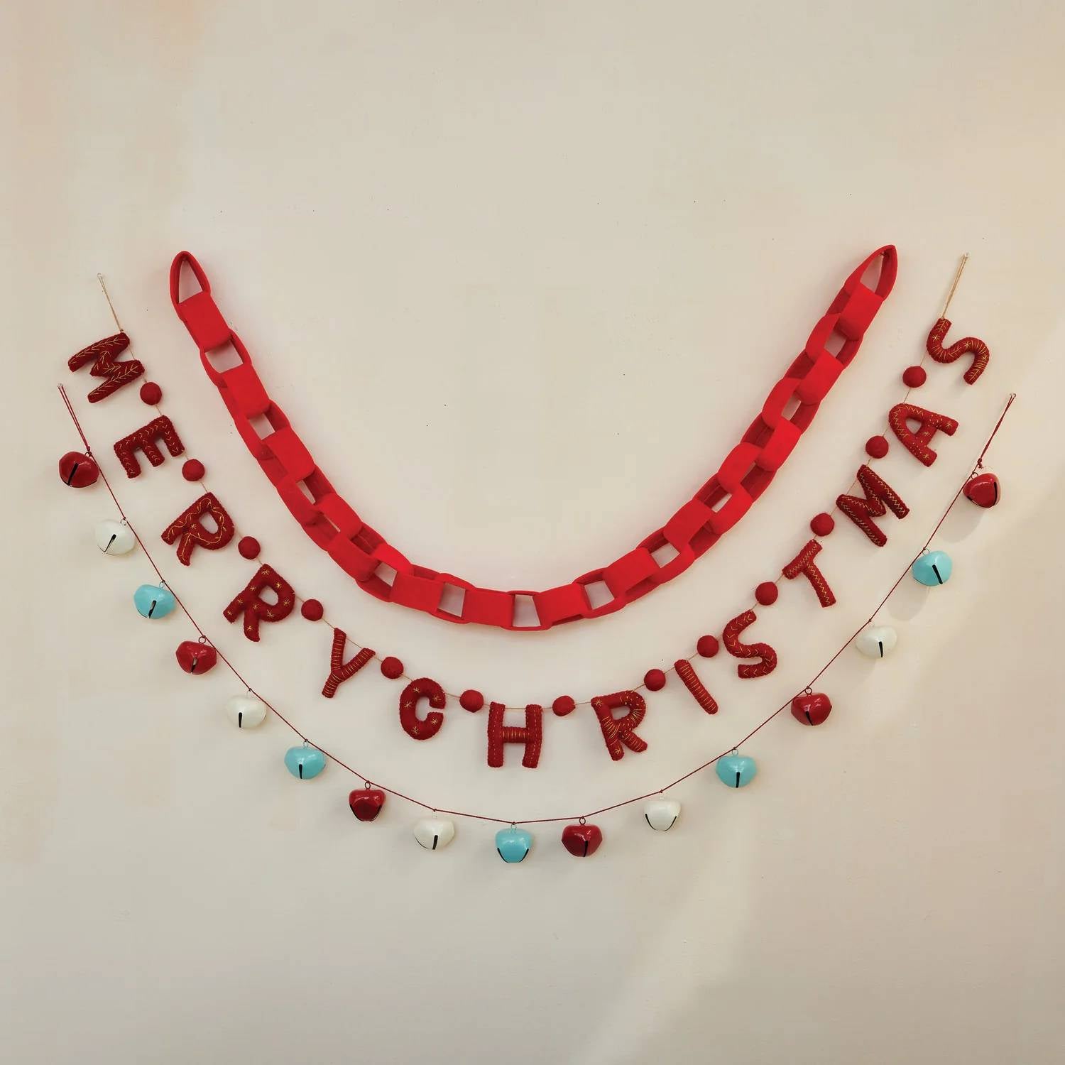 Creative Co-Op - Velvet Chain Link Garland