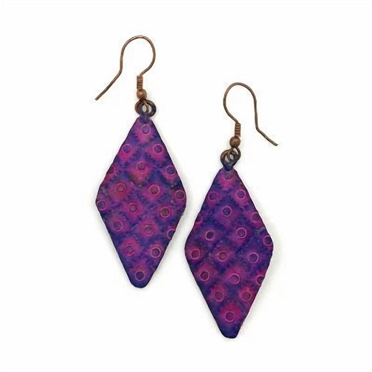 Anju - Women's Geo Copper Earrings