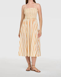 Livro - Smocked Midi Dress