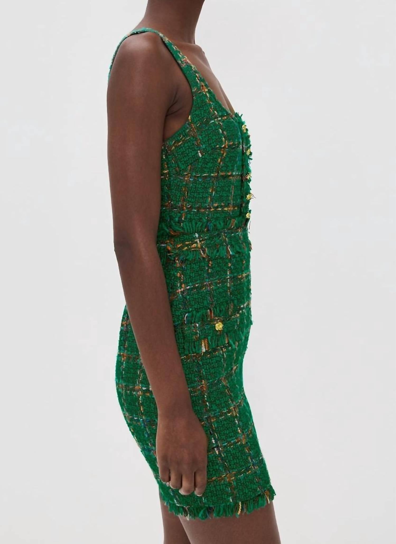 L'Agence - Valli Square Neck Mini Dress
