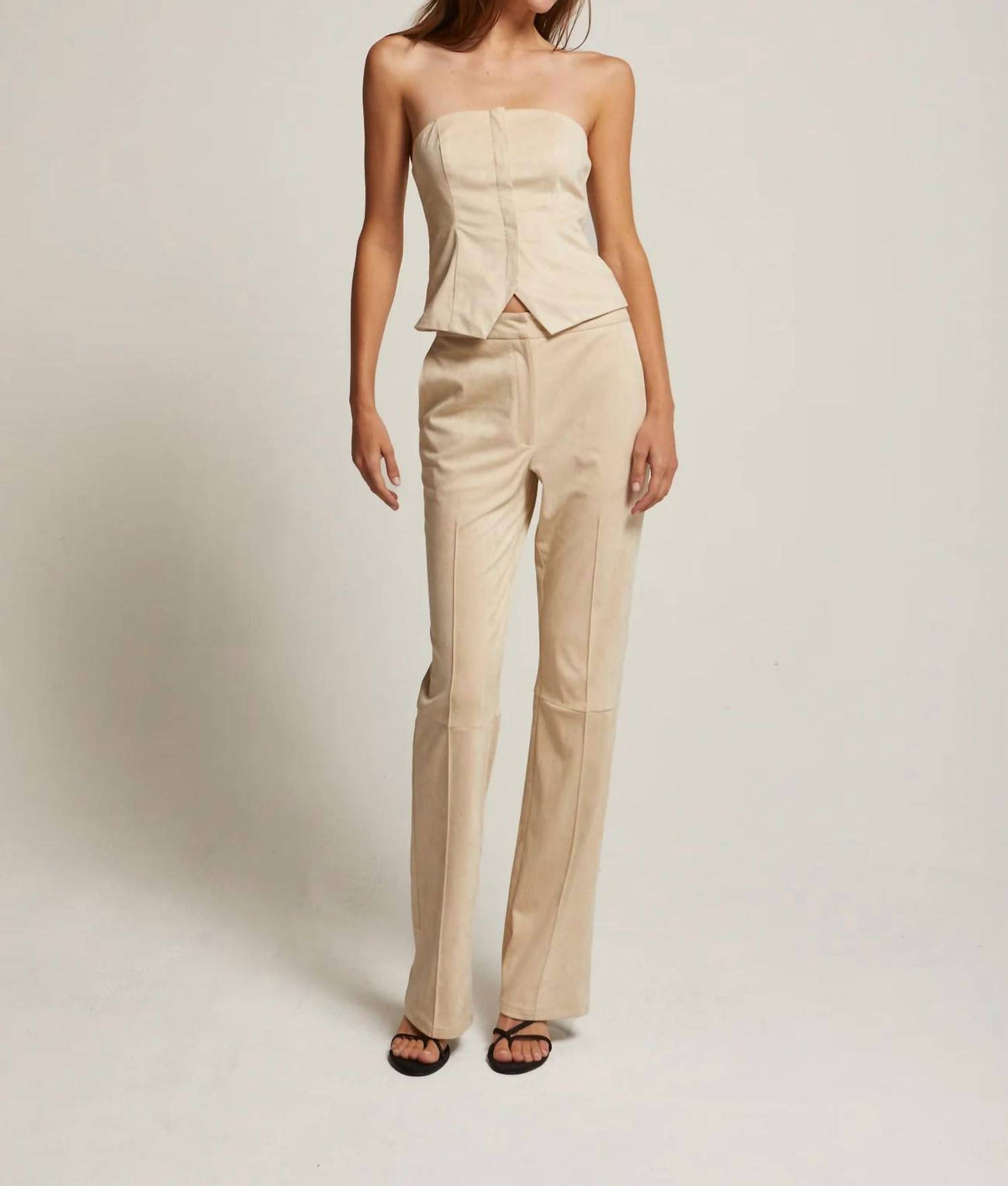 Crescent - Neve Suede Flared Pant