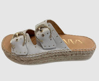 Kanna - Women's Candy Double Buckle Slide Sandal