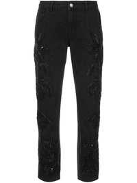 Amen - Beaded Boyfriend Jean